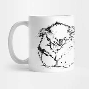 Ball of Love - Mum and Baby Koala Mug